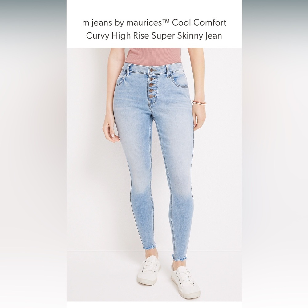 New with tags Maurice’s comfort cool jeans size medium.